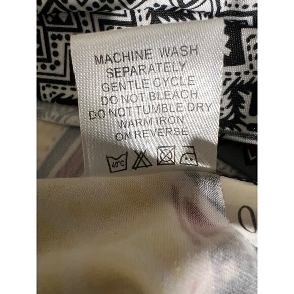 Magic beaded tube top maxi XL dress stretch geo print Y2K 70’s - Picture 10 of 10